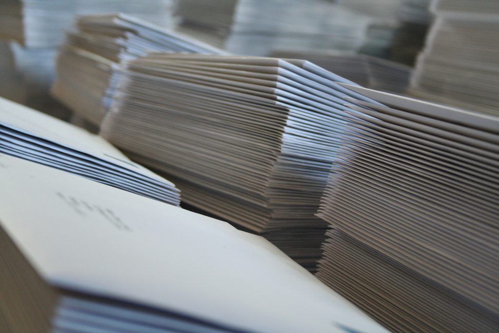 stack of envelopes