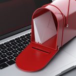 Routing print mail to email delivery, from mailbox to inbox on laptop